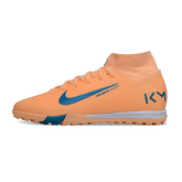 Chuteira Society Nike Zoom Mercurial Superfly 10 Elite TF Laranja Mbappe Pack